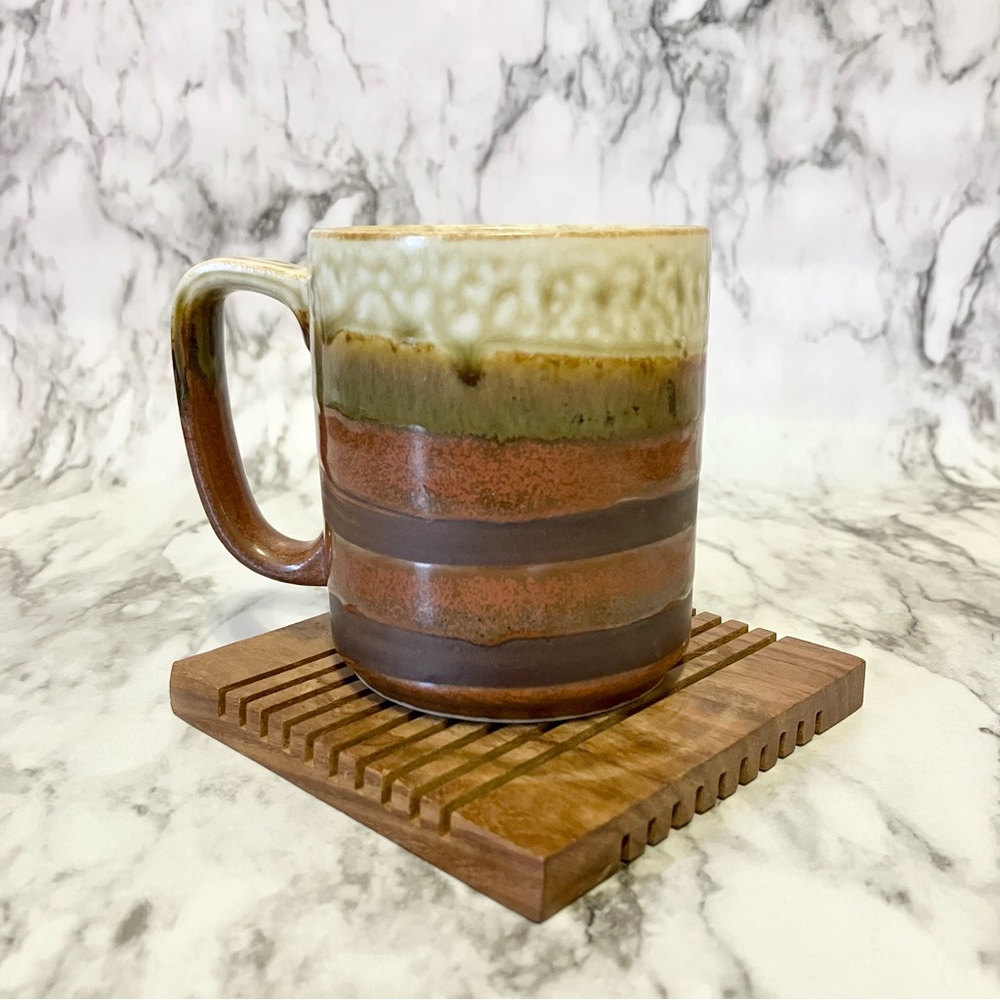 Vintage handmade pottery mug